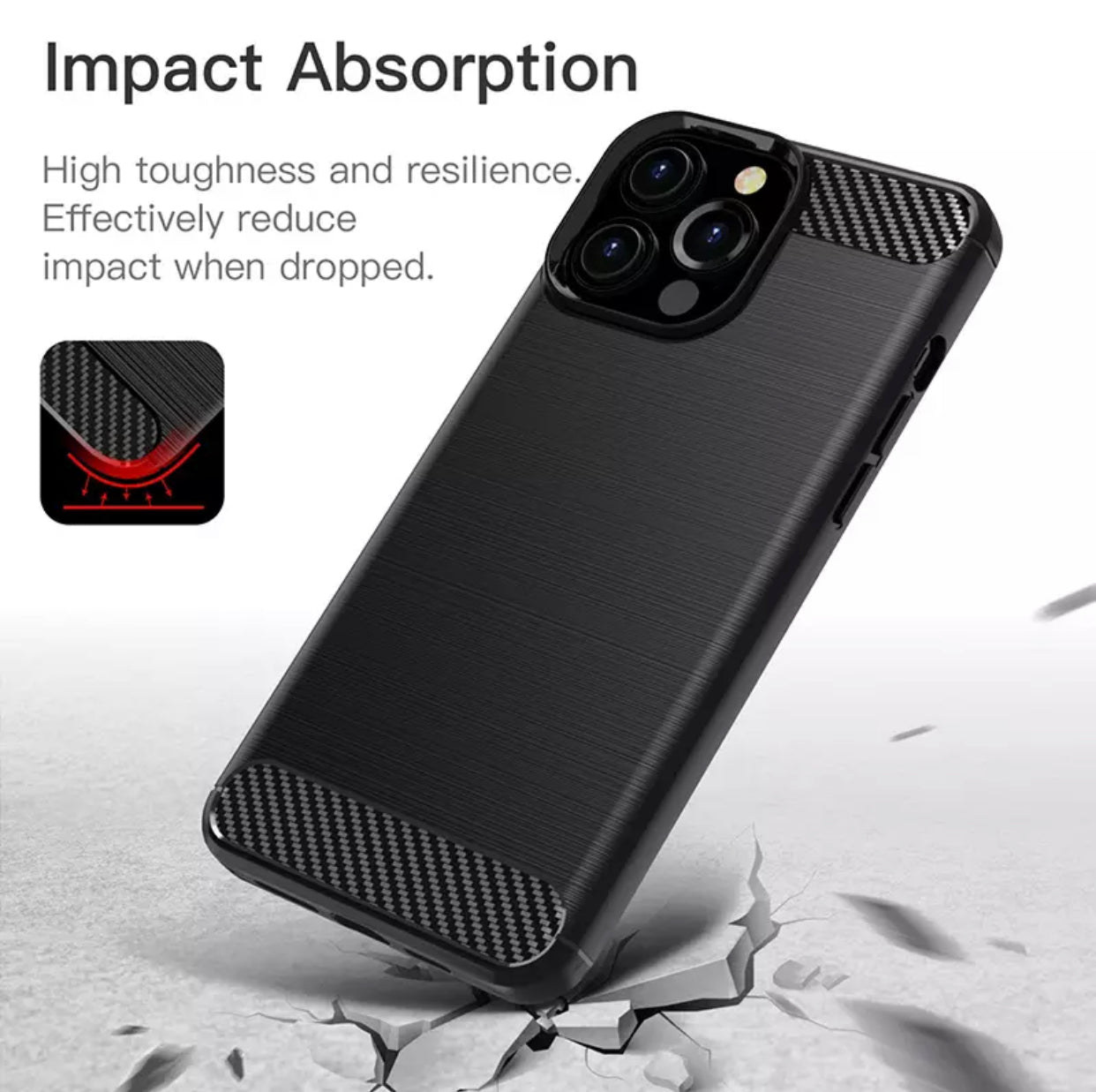 Simple Carbon Fiber Phone Case- for selected Apple iPhone models - Super Savings Technologies Co.,LTD Simple Carbon Fiber Phone Case- for selected Apple iPhone models - Super Savings Technologies Co.,LTD